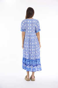 Maalti Blue Dress Maxi