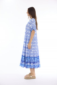Maalti Blue Dress Maxi
