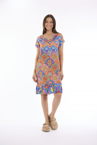 Aurora Dress Frill Hem