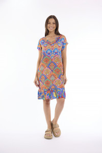 Aurora Dress Frill Hem