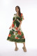 Camila Dress Midi Shirred Waist
