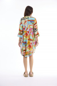 Blanca Dress Layers 3/4 Sleeve