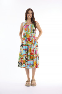 Blanca Dress Layered Sleeveless