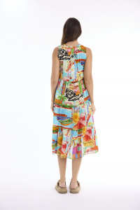 Blanca Dress Layered Sleeveless