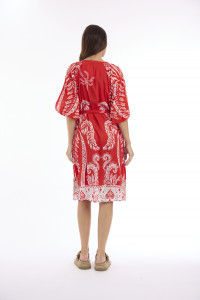 Josey Dress Frill Puff Sleeve