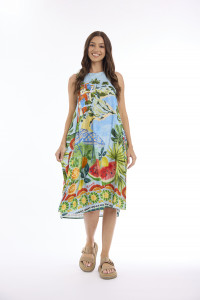 Adele Dress Midi Sleeveless