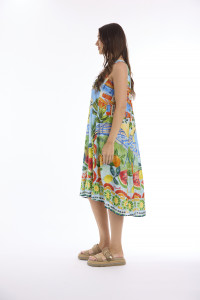 Adele Dress Midi Sleeveless