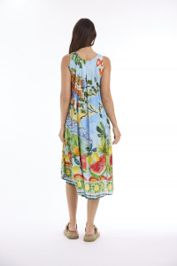 Adele Dress Midi Sleeveless