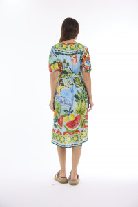 Adele Dress Pleated
