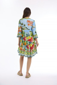 Adele Dress Layers 3/4 Sleeve