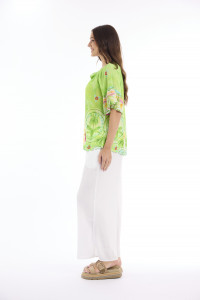 Elena Top Frill Sleeve