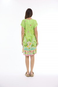 Elena Dress Frill Hem