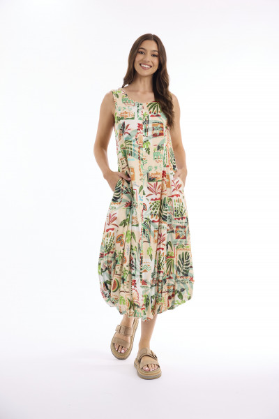 Zoe Dress Maxi Bubble