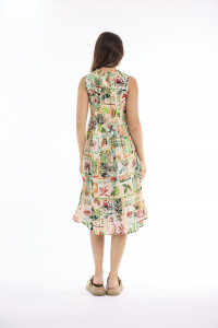 Zoe Dress Layered Sleeveless