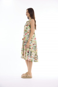 Zoe Dress Layered Sleeveless