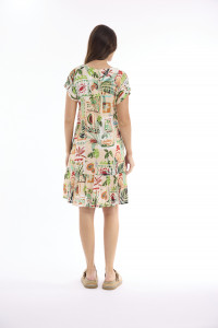 Zoe Dress Frill Hem