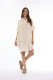 Linen Solid Dress Boxy
