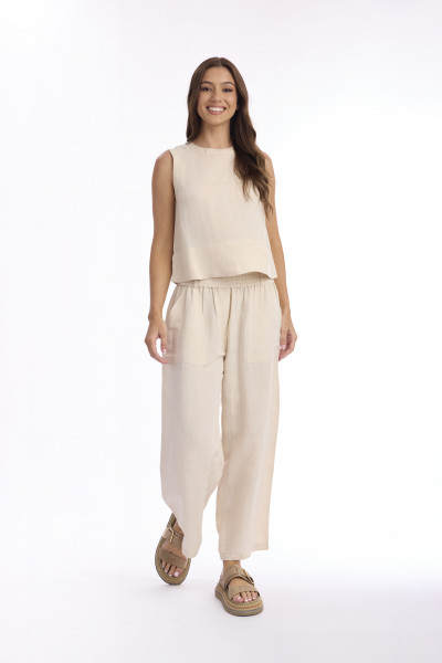 Linen Solid Cami