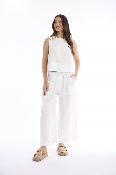 Linen Solid Cami