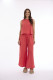 Linen Solid Pant Wide Leg