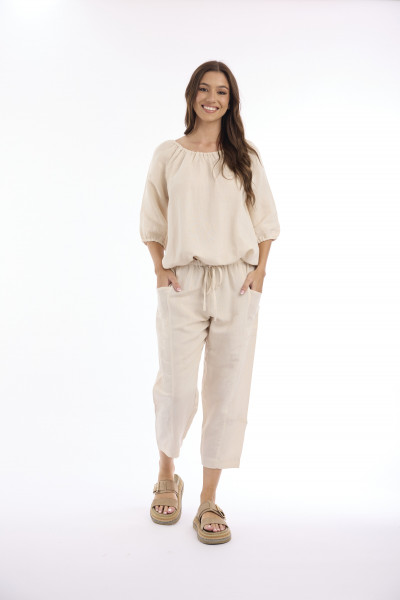 Linen Solid Pant NEW