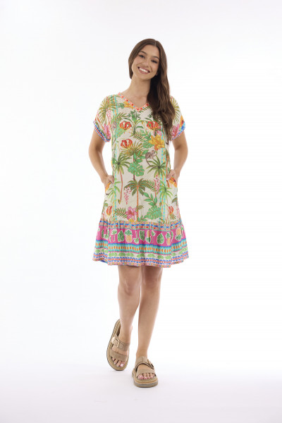 Andrea Dress Frill Hem