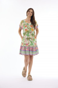 Andrea Dress Frill Hem