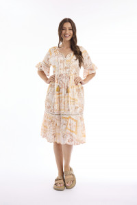 Sahara Dress Frill hem