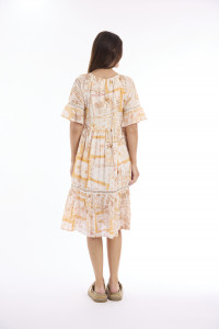 Sahara Dress Frill hem