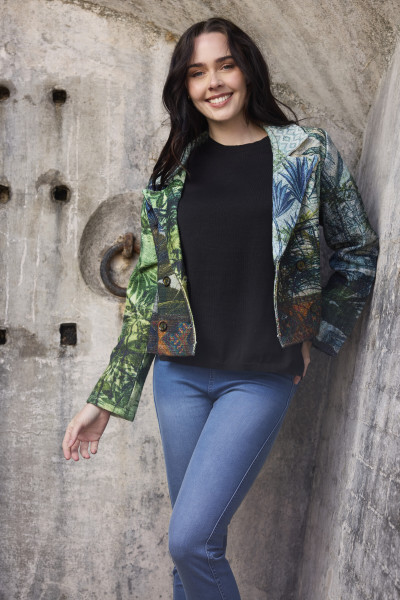 Digital Blazer Short