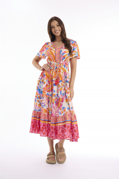 Julia Dress Tie Underbust