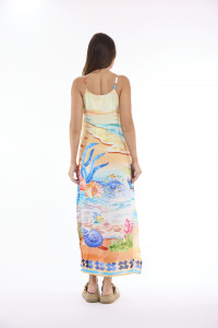 Kaftan Dress Maxi Strappy