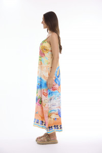 Kaftan Dress Maxi Strappy