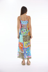 Kaftan Dress Maxi Strappy
