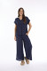 Lux Top V Neckline Short Sleeve