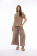 Lux Top V Neckline Short Sleeve