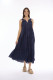 Lux Dress Round Neckline Layered