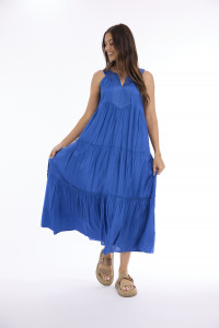 Lux Dress Round Neckline Layered