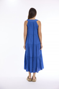 Lux Dress Round Neckline Layered