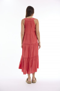 Lux Dress Round Neckline Layered