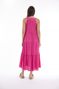 Lux Dress Round Neckline Layered