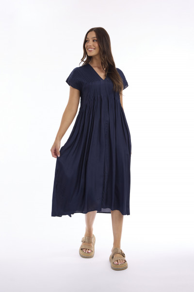 Lux Dress Pleated
