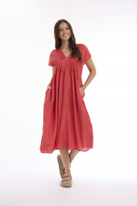 Lux Dress Pleated