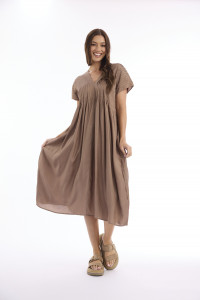 Lux Dress Pleated