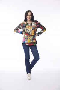 T-Shirt Contemporary Crew LS