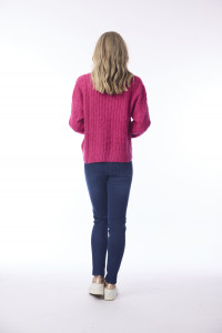 Wool Knit Jumper V-Neck