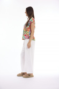 Escape Prints Top Boxy