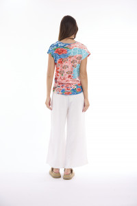 Escape Prints Top Boxy