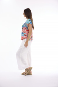 Escape Prints Top Boxy