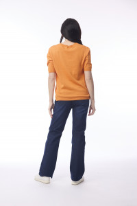 Knit T-shirt Crew Neck